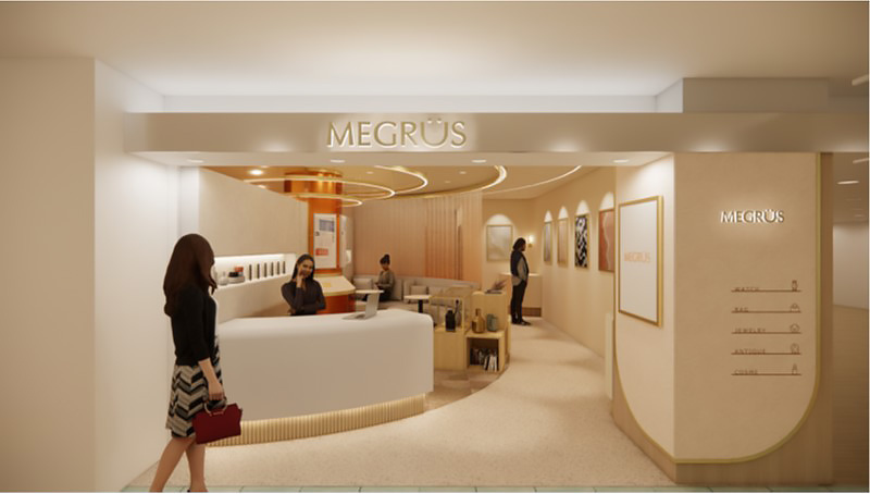 J.フロントリテイ リング　買取店の屋号は「MEGRUS（めぐらす）」に決まった