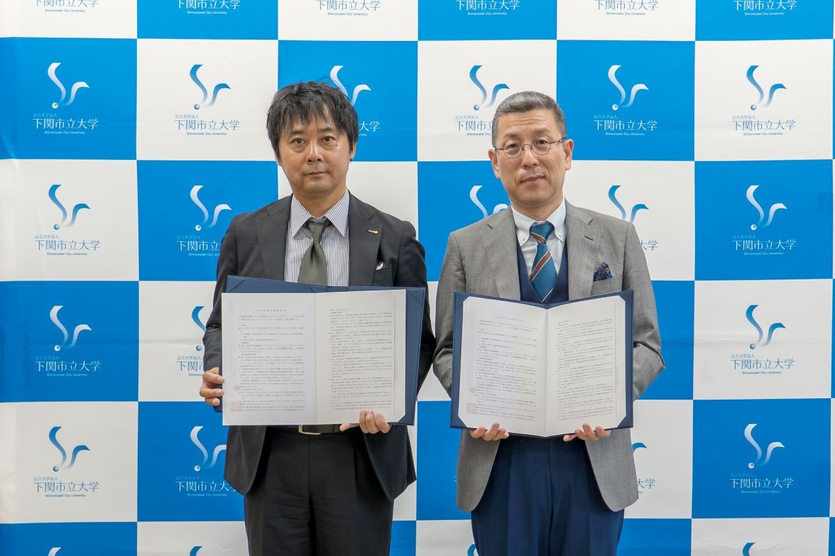 monobank 吉田悟社長と下関市立大学学長 韓昌完氏
