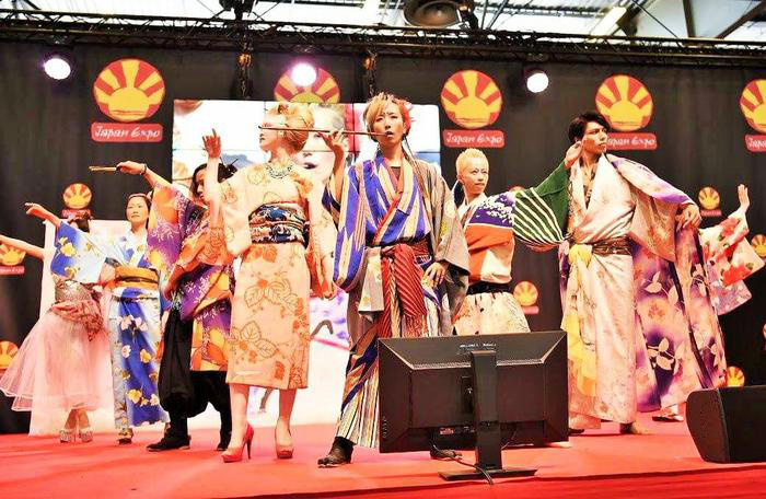 Japan EXPO 2018で披露した着物パフォーマンスショー