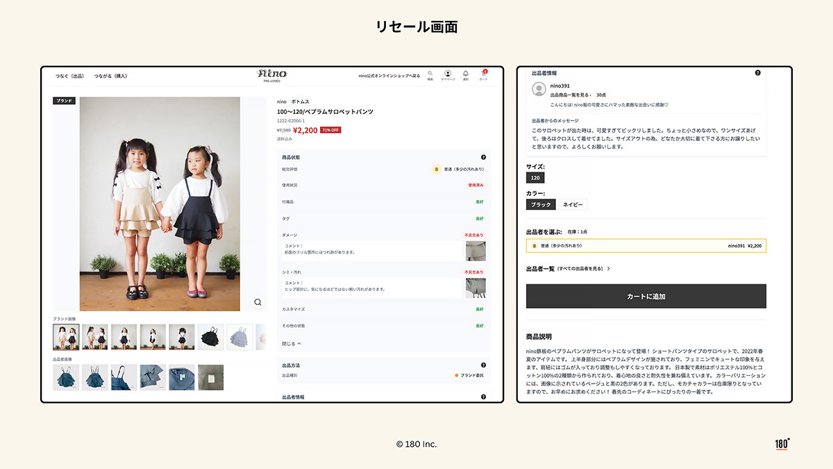 180　フリマアプリのように写真や商品情報をユーザーが記入して出品する