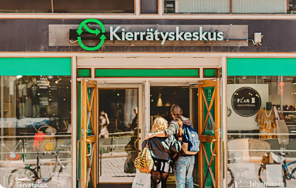 Kierrätyskeskus　首都圏のヘルシンキ、エスポー、ヴァンターで14店舗展開している