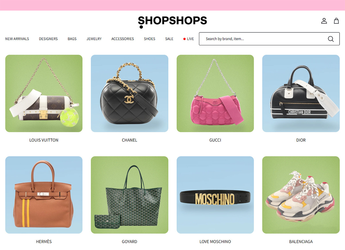 コメ兵HD ShopShopsのサイト