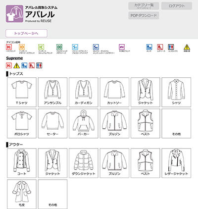 選択していくだけでスピーディーに査定参考額を把握することができる