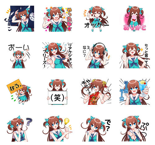 メイたんのLINEスタンプ