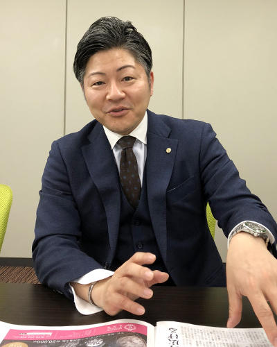 スタンディングポイント　若森寛社長