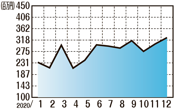 販売額推移12月