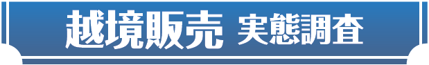 越境販売 実態調査