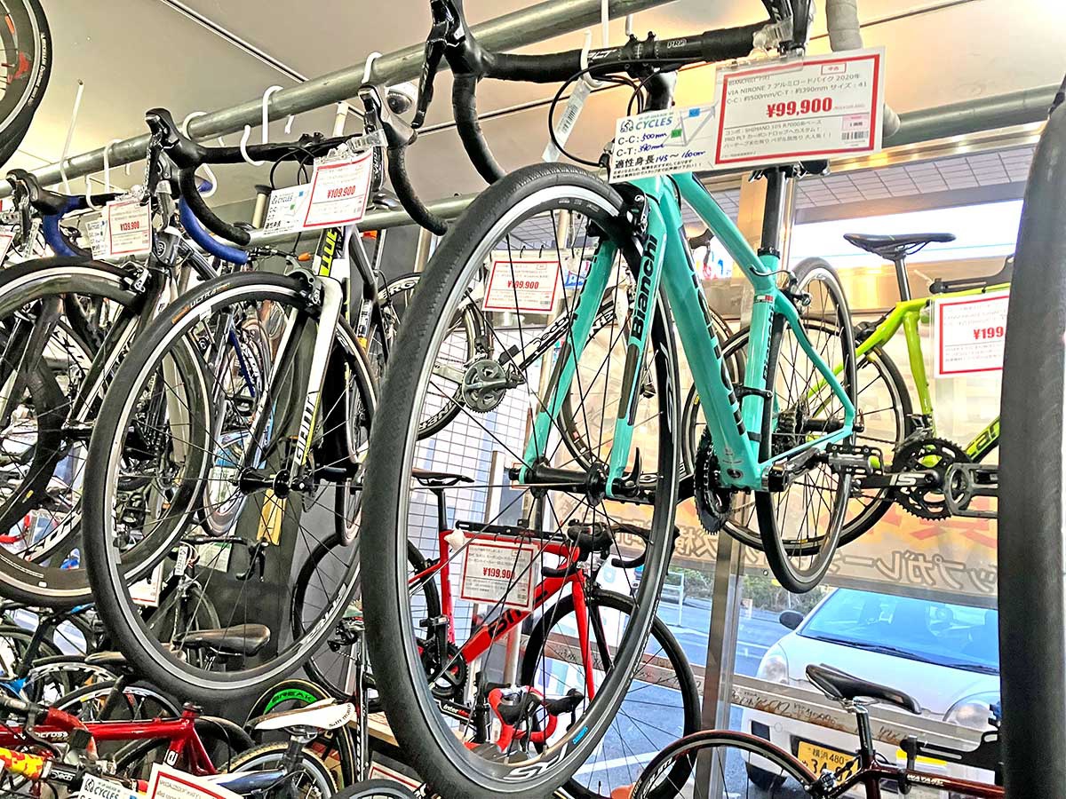商品TREND 自転車編　イタリアの「ビアンキ」は「チェレステカラー」がトレードマークだ