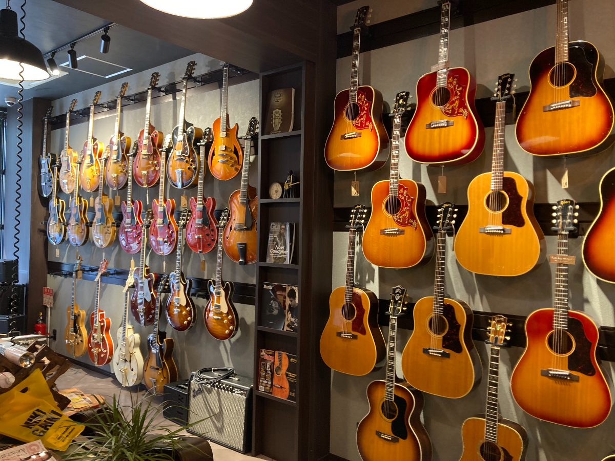 三木楽器 中古とヴィンテージギターは、委託販売が3～4割を占める