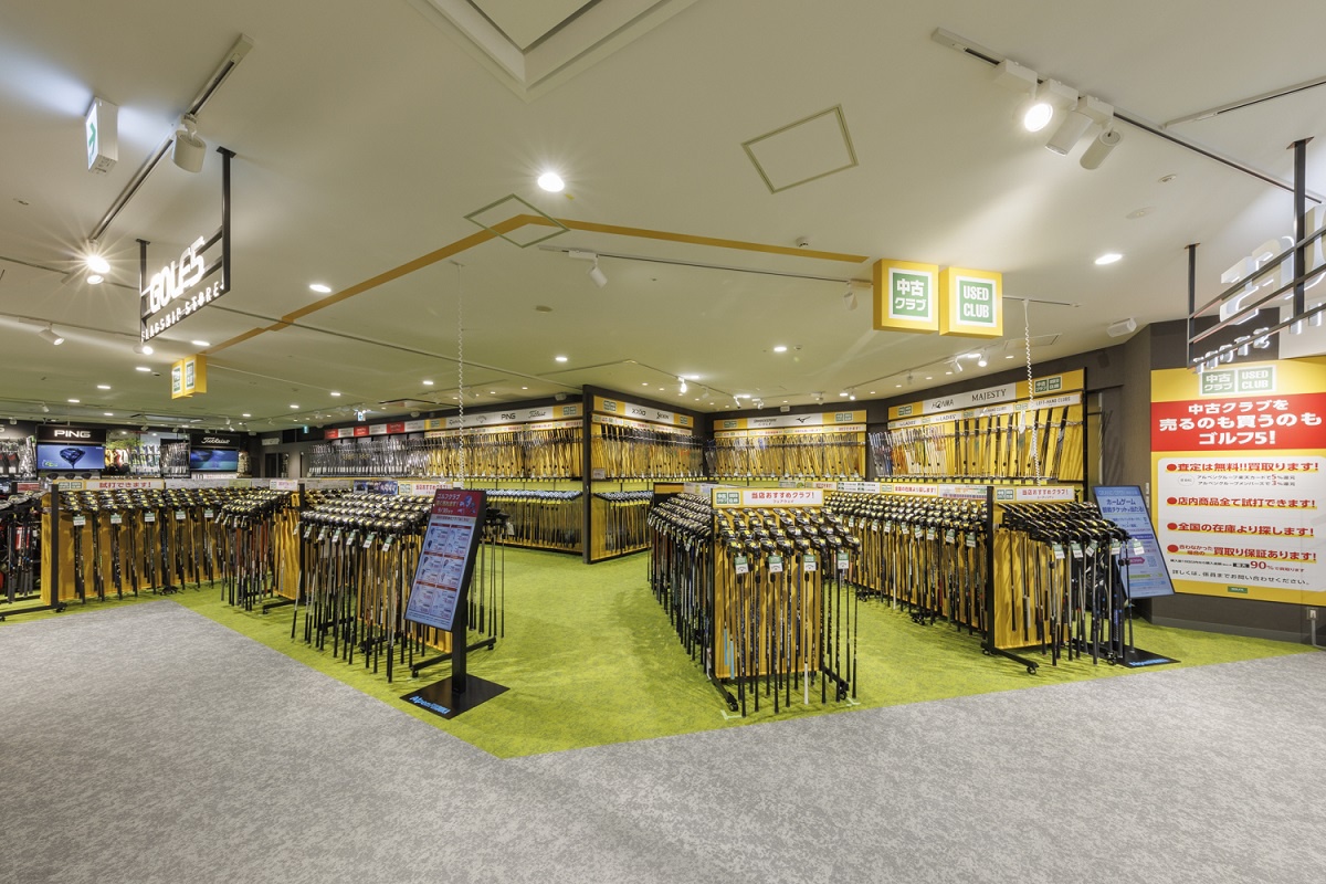 アルペン、福岡の旗艦店に中古ゴルフクラブを2500本