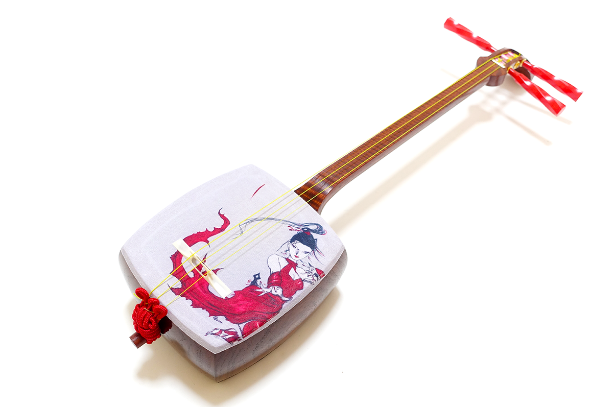 【信頼】 三味線 猫皮 全長99.5cm おしっこ 和楽器