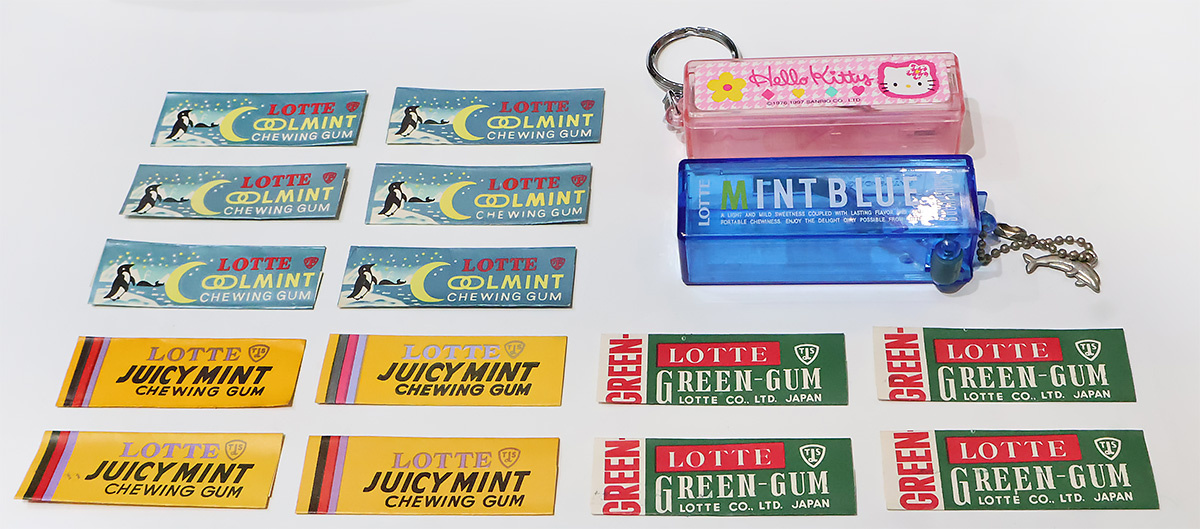 メルカリ　メルカリではガムの包み紙も売買されている