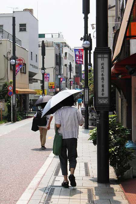 商店街通りは旧東海道