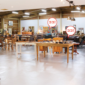 繁盛店の店づくり【vol.322】SHARK ATTACK TAMAGAWA BASE、欧州ヴィンテージ家具の宝庫